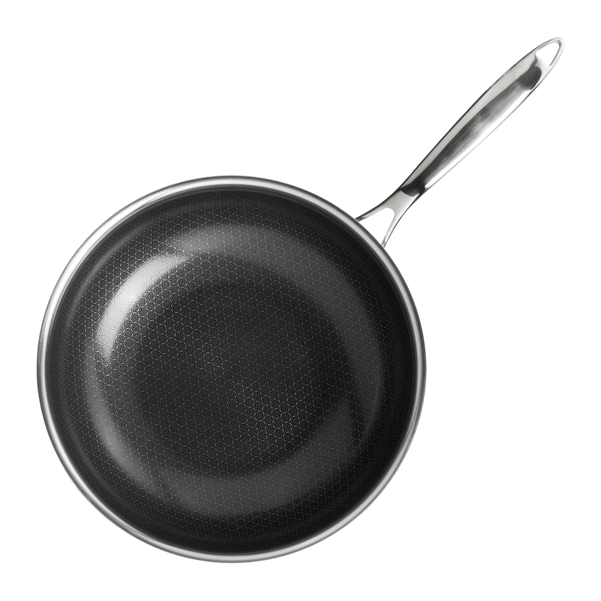 Hybridi-wok Ø28 cm ylhäältä kuvattuna