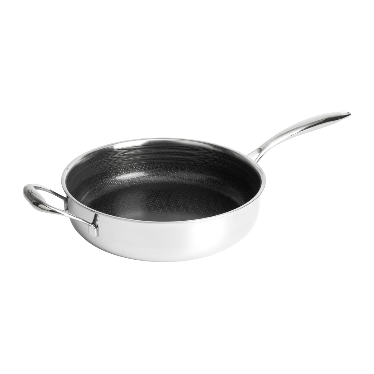 Hybridi-sautépannu Ø28 cm ilman kantta, keraaminen paistopinta