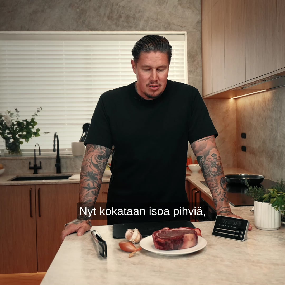 Lataa video: Tomi Björck valmistaa dry aged -pihvin