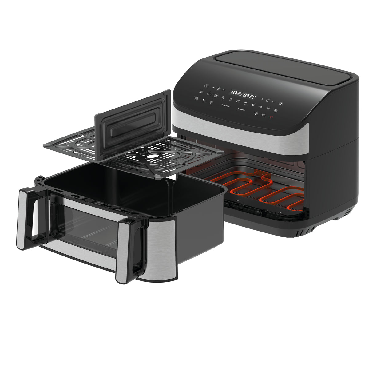 DualFry Fusion -airfryer pakkauksessa